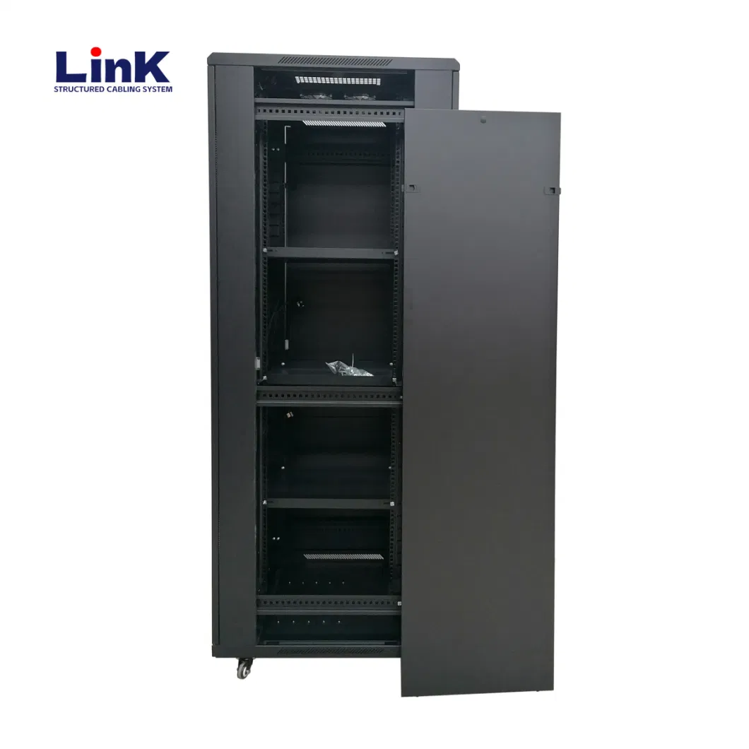 Floor Standing 18u 27u 42u 47u Data Center Server Network Cabinet Rack