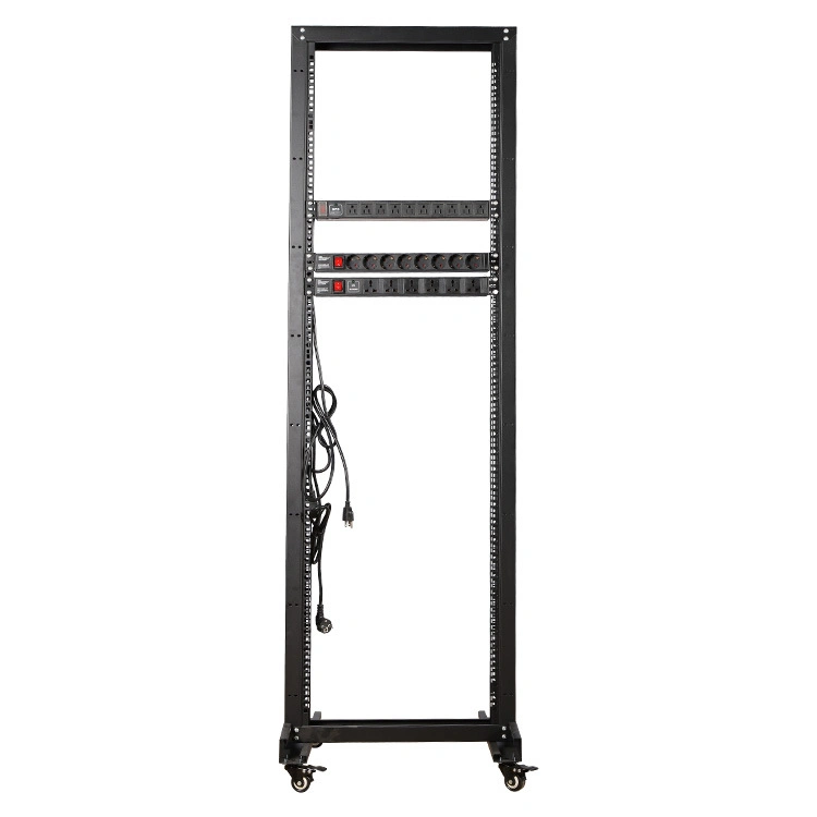 Mountable 4post Open Frame Rack Wall Mount Data Rack