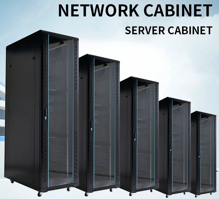 19 Inch Floor Standing Telecommunication Network Cabinet 600mm 800mm 27u Server Rack with Accessory