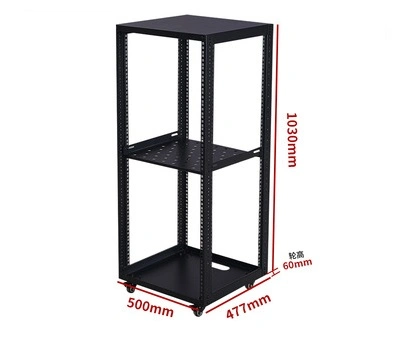 Mountable 4post Open Frame Rack Wall Mount Data Rack